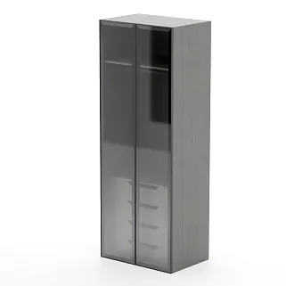 Шкаф для спальни с четырьмя ящиками и штангой R210.60-3