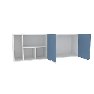 Антресоль над столом, фасады в эмали LE310 L/R