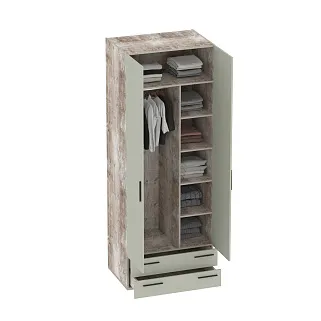 Шкаф двустворчатый с ящиками L-211.60