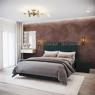 Кровать двуспальная мягкая ASTI  с подъемным механизмом, 160x200