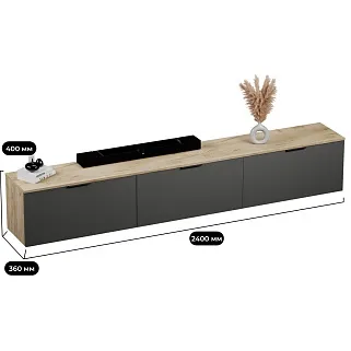 Тумба навесная, 3 ящика R5124