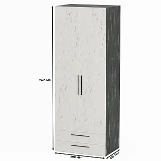 Шкаф двустворчатый с ящиками L-211.60