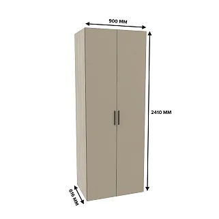 Шкаф двухдверный с узкими ящиками L210.60-2