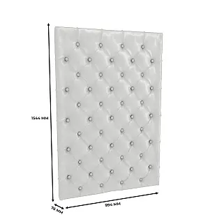 Панель мягкая L1000/60-KS для тумб шириной 1000мм. С каретной стяжкой