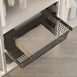 BELLE Корзина для белья 900 мм, цвет графит, BE90BAGR