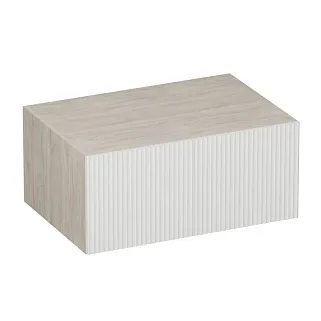 Антресоль на шкафы, фрезерованные фасады в эмали LE461.61