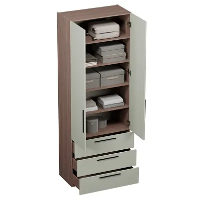 Шкаф книжный/для одежды с тремя ящиками L213