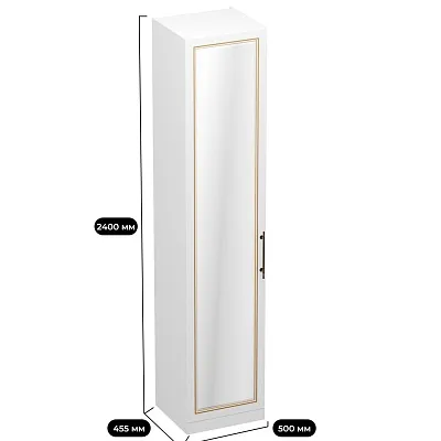 Шкаф однодверный для одежды с зеркалом A221.44-1Z