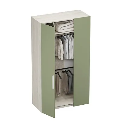 Шкаф со складными дверьми и фальш панелью LG206 L/R