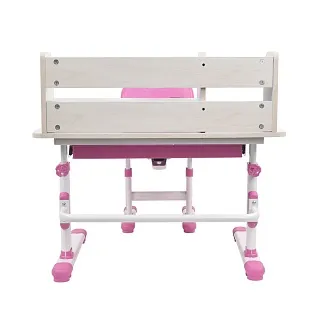 Комплект парта + стул трансформеры Carezza Pink-w FUNDESK