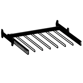 BELLE  Вешалка для брюк, 600 мм, цвет черный, BE60TRBL