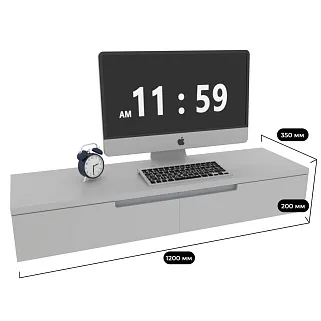 Туалетный столик, фасады в эмали LE-515