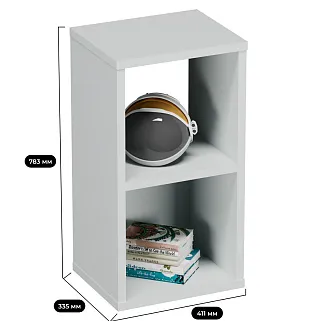 Cтеллаж сквозной книжный  с ящиками E802