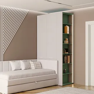 Шкаф двухдверный с фальш стенкой LG212