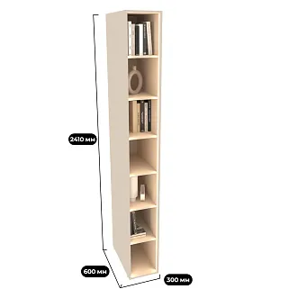 Стеллаж открытый глубокий L233.60 с подсветкой