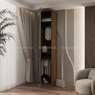 Шкаф однодверный для одежды с зеркалом A221.44-1Z