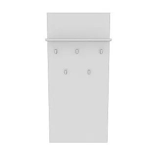 Панель широкая с полкой и крючками L-177