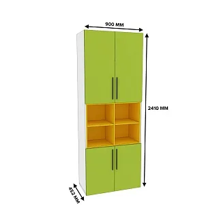 Шкаф книжный с нишей L216