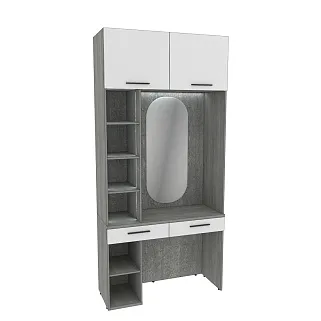 Столик туалетный с антресолью и стеллажом с подсветкой LG414.44