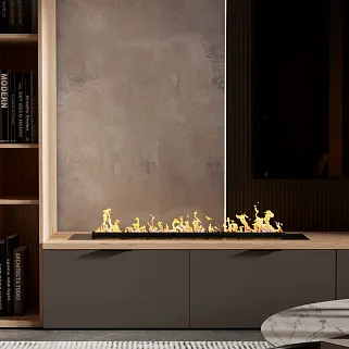 Lazio гостиная с электрокамином 21