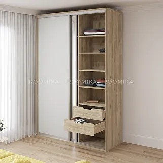 Шкаф-купе U160 тип 1 МДФ/зеркало