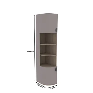 Шкаф завершающий с нишей P232.4 L/R