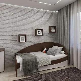 Кровать односпальная P901 с подъемным механизмом, 90x190