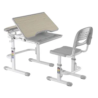 Комплект парта + стул трансформеры Sorriso Grey