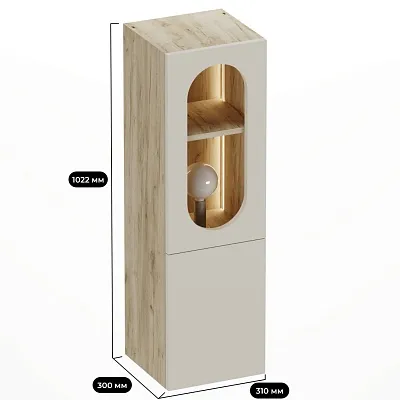 Антресоль навесная, фасады в эмали LE336.2-30