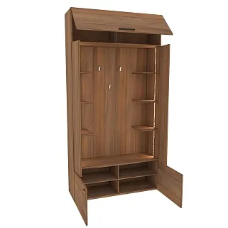 Секция под крючки с полками с подсветкой L418 L/R