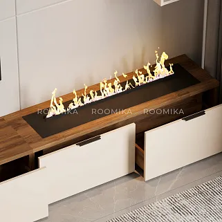 Тумба ТВ напольная с электрокамином L548.350