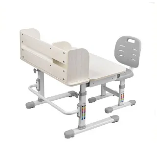 Комплект парта + стул трансформеры Carezza Grey-w FUNDESK