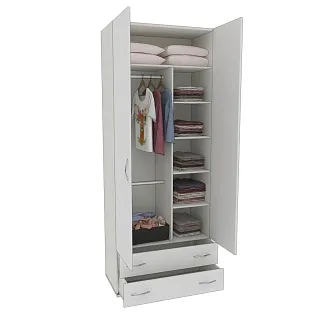 Шкаф 2 дверный с ящиками P211.45