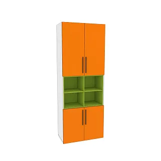 Шкаф книжный с нишей L216