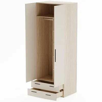 Шкаф двустворчатый с ящиками L211.60