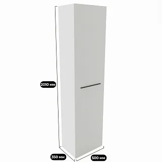 Шкаф 1 дверный напольный L-220