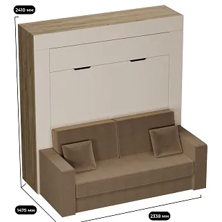 Шкаф-кровать трансформер L950-60.180, 180x200