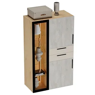 Шкаф комбинированный  R255 L/R