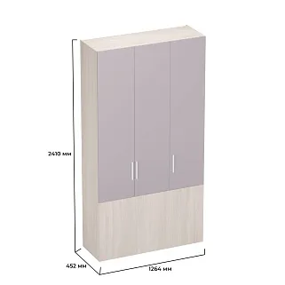 Шкаф двухдверный с фальш-панелью L212.4-120