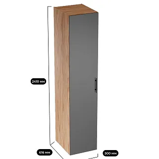 Шкаф 1 дверный широкий L-221.60-1