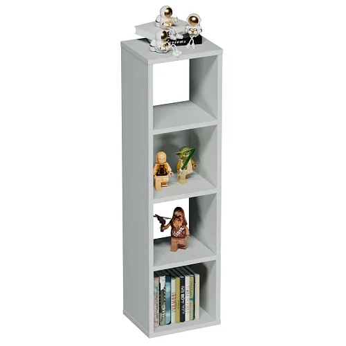 Cтеллаж сквозной книжный на 4 ниши E804