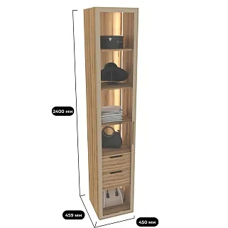 Шкаф со встроенными ящиками, с подсветкой R221.2