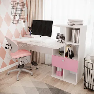 Рабочий стол со встроенным стеллажом HOF421