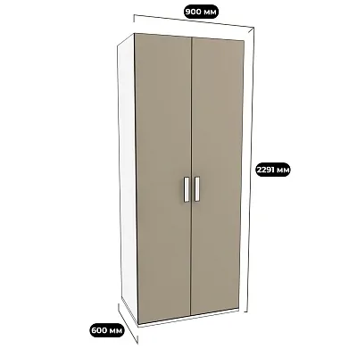 Шкаф двухдверный E205