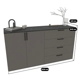 Комод с ящиками и дверью R709