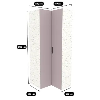 Шкаф угловой L-207 L/R