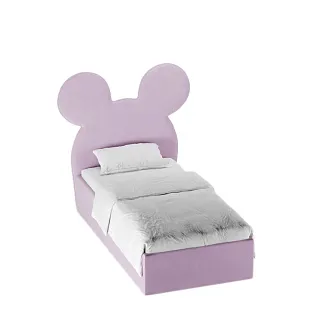 Кровать односпальная мягкая MICKEY с подъемным механизмом, 90x190