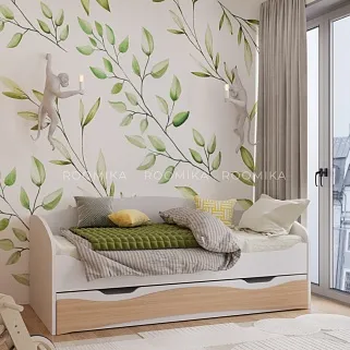 Кровать с выдвижным спальным местом P910, 90x190