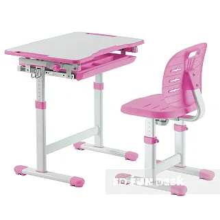 Парта для школьника  Piccolino III Pink FUNDESK