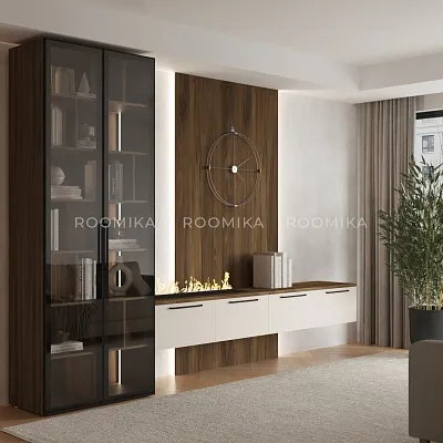 Lazio гостиная с электрокамином 27